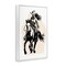 Stupell Industries Saddle Sisters Girl Framed Giclee Wall Art Design by Andrea Haase